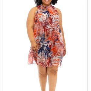 Robbie Bee
Plus Size Sleeveless Mock Neck Dress